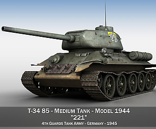 T-34 85 - Soviet medium tank - 221
