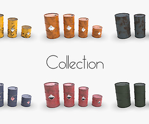 Chemical barrels collection