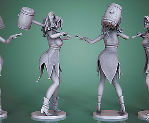 Harley Quinn - 3D Printable Model
