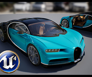 Bugatti Chiron UE4