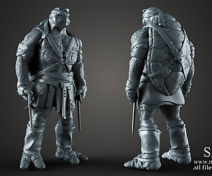 TMNT Raphael - 3D Printable Model