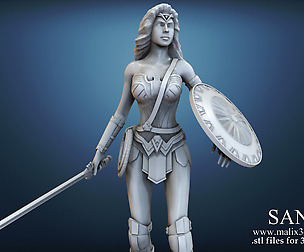 WONDER WOMAN - 3D Printable Model