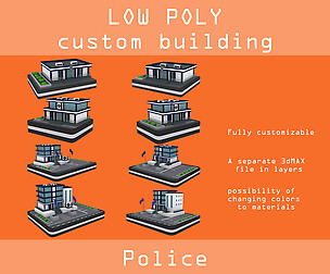 Low poly Police pack