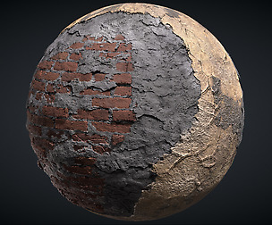 Material Blending - Brick Wall