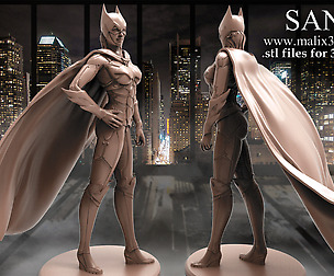 BATGIRL 3D Print Model