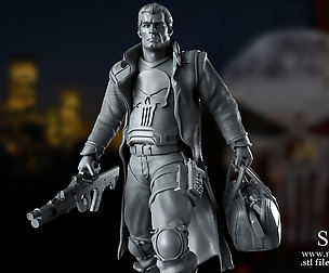 Punisher 3D Print Model