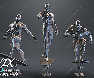 Silver Surfer 3D Print Model