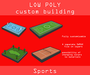 Low poly Sports pack