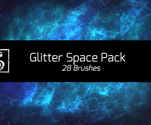 Shrineheart's Glitter Space Pack - 28 Brushes