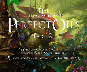 •The Perfect Oils. Part 2• 46 Mixer Brushes