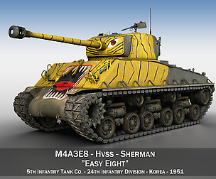M4A3E8 Sherman - Easy Eight - Korea
