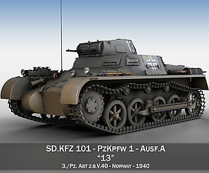 PzKpfw 1 - Panzer 1 - Ausf. A - 13