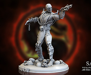 SCORPION - Mortal Kombat 3D Print Model
