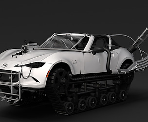 Mad Max Mazda MX 5 Maita Crusher