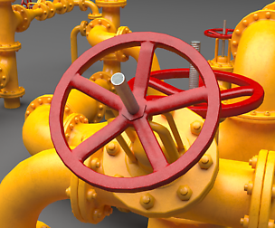 PBR Industrial Pipes