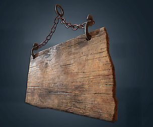 3d Wooden Sign