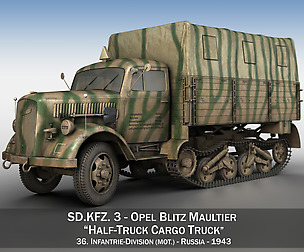 Opel Blitz Maultier - 36 Infantry-Division