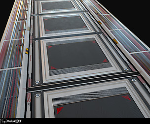 Low Poly Sci-Fi Modular Floor - Game Ready