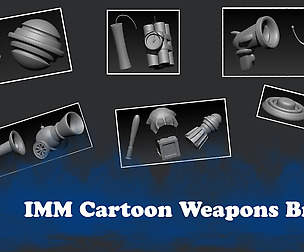IMM Cartoon Weapons Brush