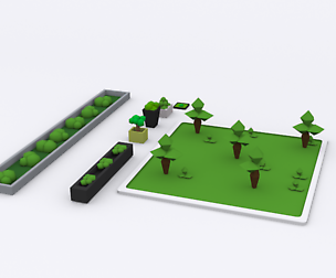 Low poly plants Assets pack