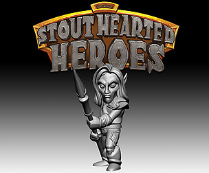 STOUT HEARTED HEROES - Elf Lancer