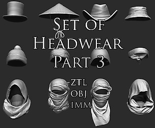 Set of Headwear Part 3