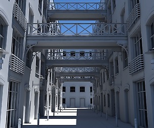 3D Alleyway
