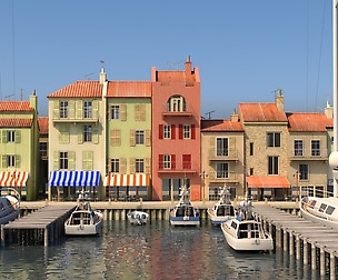 3D City Port Textured