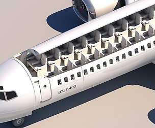 737 400 Cuttout