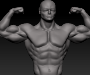 bodybuildere pose