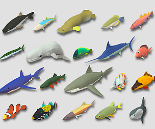Fish Cartoon Collection Part 01 Animated