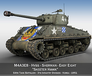 M4A3E8 Sherman - Easy Eight - Skeeter Hawk