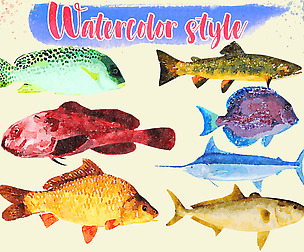 Fish Illustration Collection - Animted Part 1