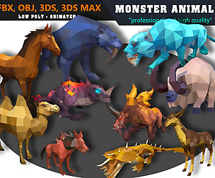 Animals Monster Cartoon Collection - Animated