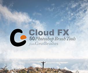 Cloud FX GrutBrushes •  50 Photoshop Cloud Tools