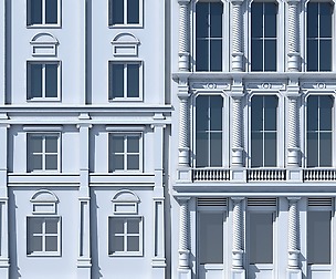 Commercial Building Facade 03
