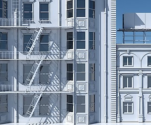 Commercial Building Facade 05