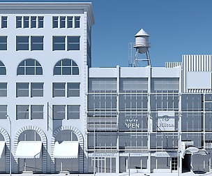 Commercial Building Facade 07