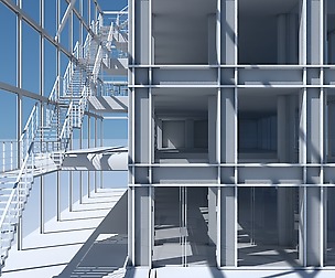 Commercial Building Facade 08