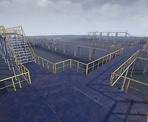 Modular industrial platform UE4