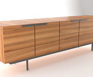 Pastoe Frame Style Sideboard Buffet 3D model