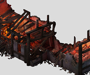 Burned houses 01
