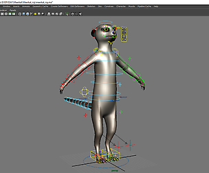 Meerkat Maya Rig