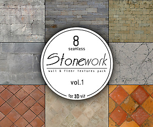 8 stone seamless HD textures vol.1