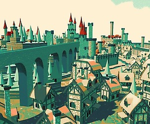 Lowpoly medieval asset
