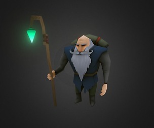 OLDMAN - Low-Poly Character