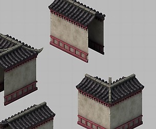 Building - the main city wall 01