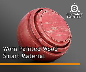 Smart Material: Worn Painted Wood