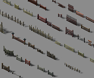 Building Decoration - Fence 01