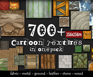 700+ Cartoon Texture set
